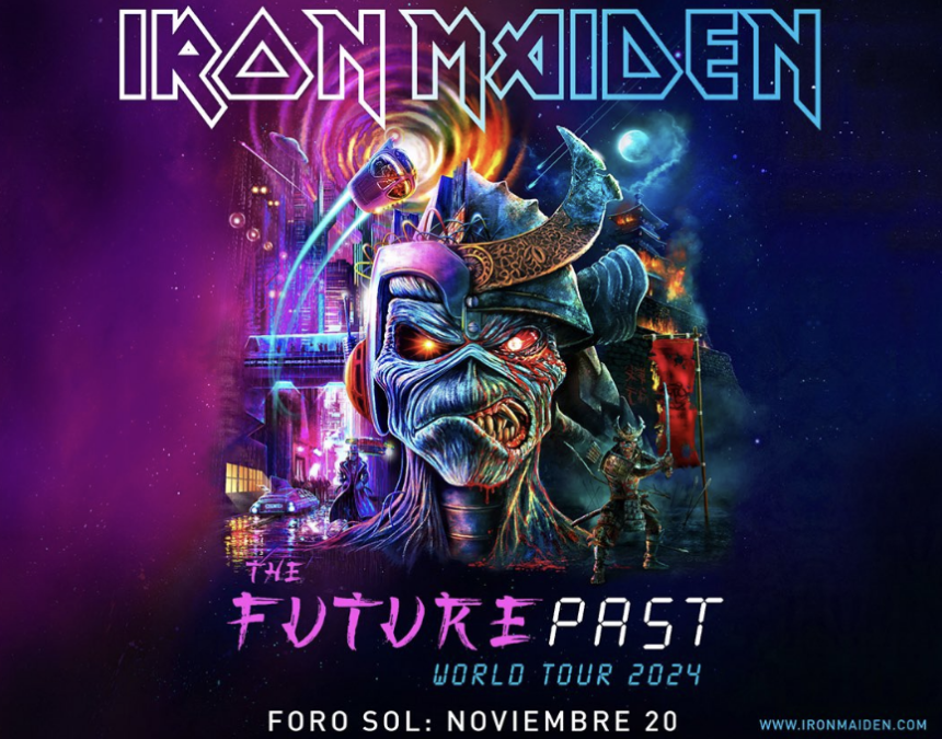 IRON MAIDEN ELIGE A MÈXICO PARA SU GIRA “FUTURE PAST WORLD TOUR”